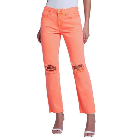 NEW L'AGENCE Milana Low-Rise Stovepipe Pants size 27 - Picture 1 of 9